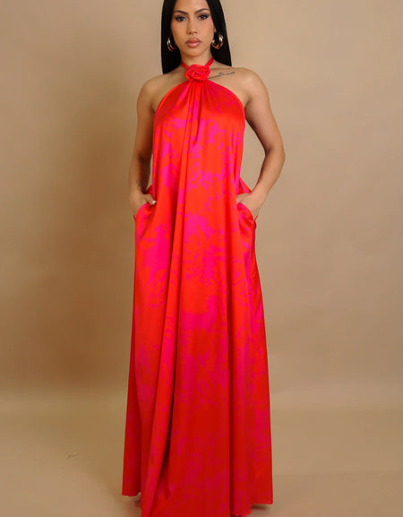 VACATION MAXI DRESS - RED