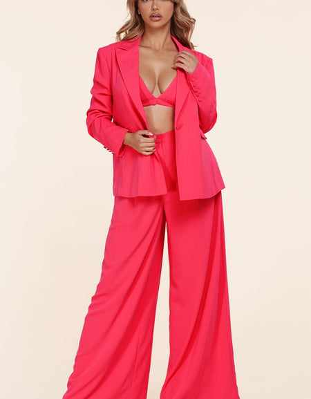 Fiery Three Piece Pants Set
