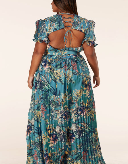 Pleated Spring Jumpsuit