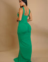 Sunday Symphony Maxi Dress- Green