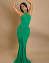 Sunday Symphony Maxi Dress- Green