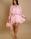 Working It Mini Dress - Pink