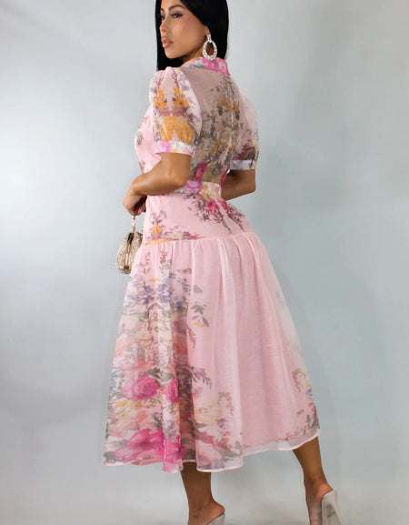 MIDI DRESS - PINK