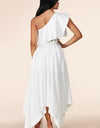 White One Shoulder Dress