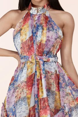 Floral Print Mini Dress