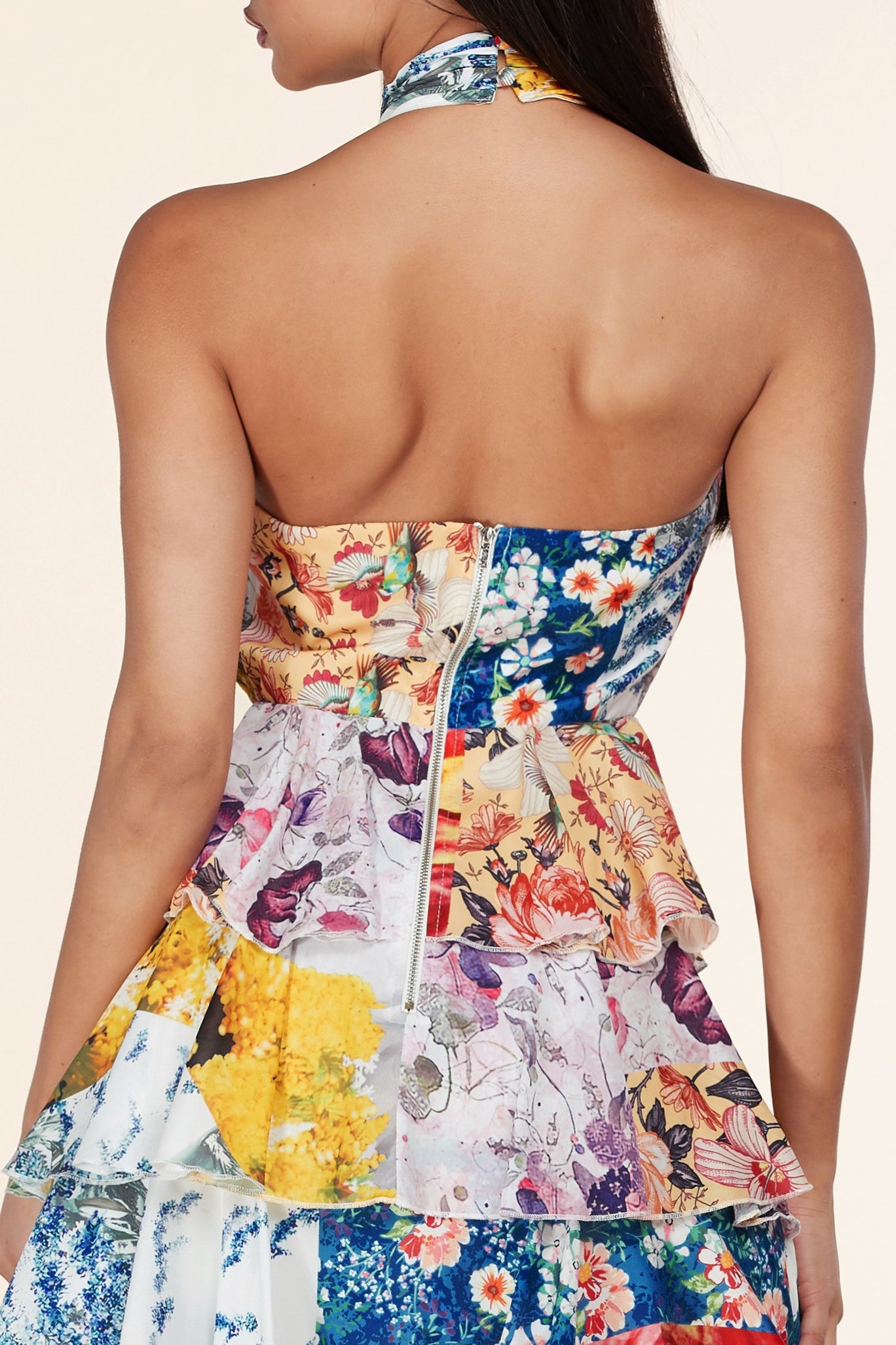 Floral Collage Dress