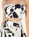 Abstract Pants Set