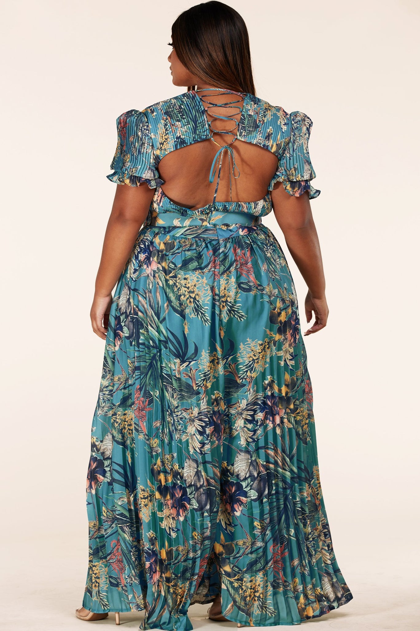 Pleated Spring Jumpsuit