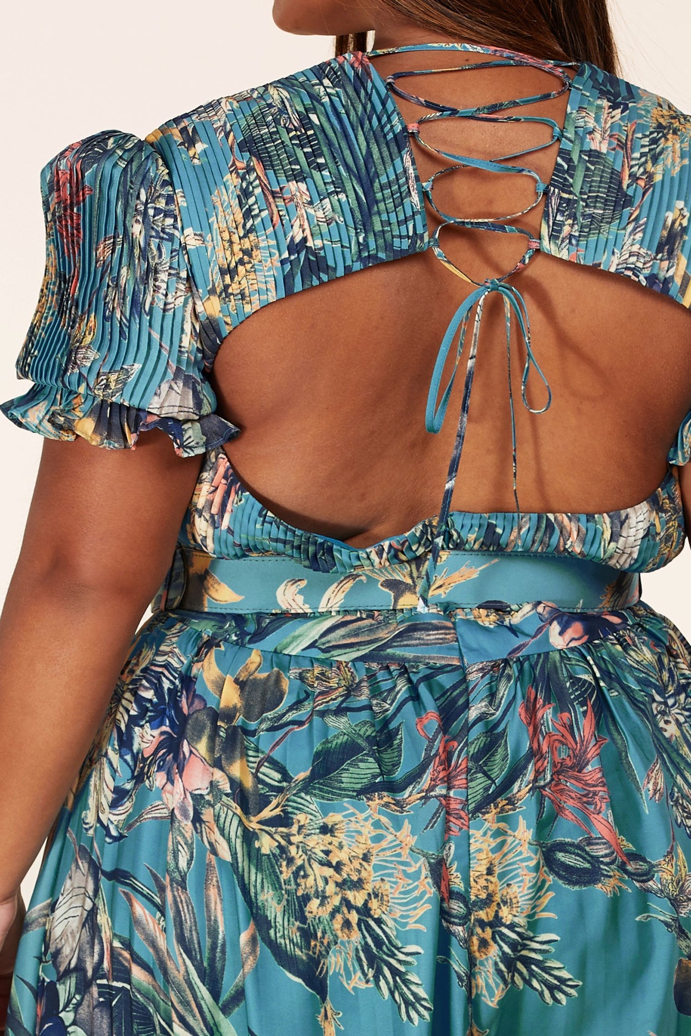 Pleated Spring Jumpsuit