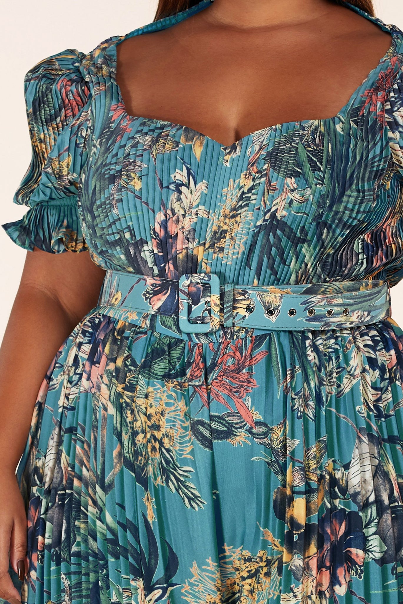 Pleated Spring Jumpsuit